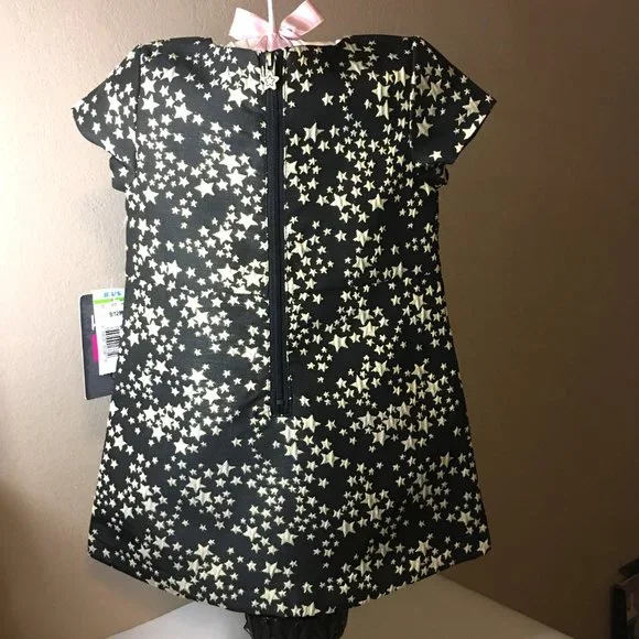 KOALA KIK Black with Gold Stars Dress - NEW WITH TAGS! - Picture 5 of 11